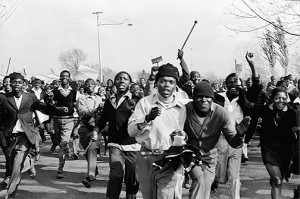 345: Peter Magubane, Soweto Uprising, June 16, 1976.